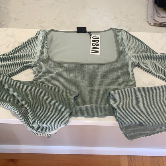 Urban Outfitters Tops - Our From Under - Long sleeve crop in light green!